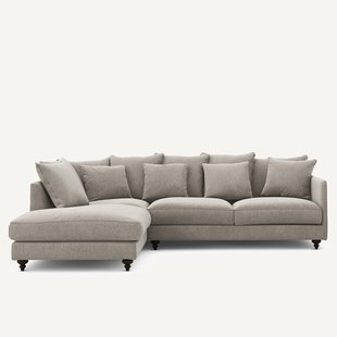 Hoekslaapbank in chenille fluweel, Lazare