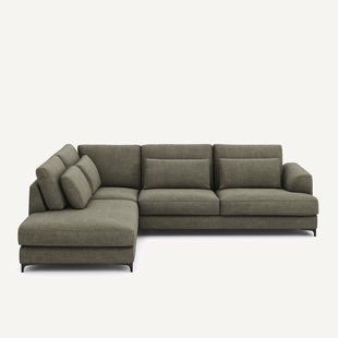 Omvormbare hoekbank links, katoen en linnen, Marsile