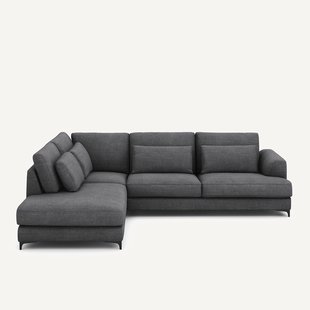 Omvormbare hoekbank links, katoen en linnen, Marsile