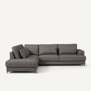 Hoekslaapbank links badstof, Marsile