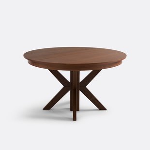 Eettafel, 6 tot 12 personen, notenfineer en gekleurde beuk, GOSLING