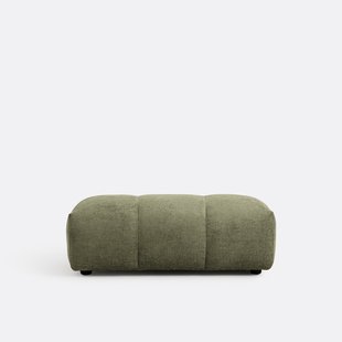 XL poef, dik fluweel, L109 cm, Nuria