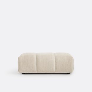 XL poef, vintage ribfluweel, L109 cm, Nuria