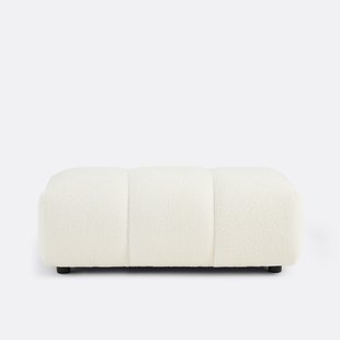 XL poef, dikke badstof, L109 cm, Nuria