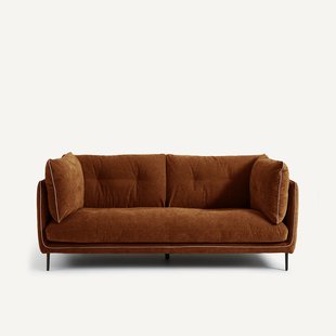 Compacte zetel in chenille fluweel, Botero