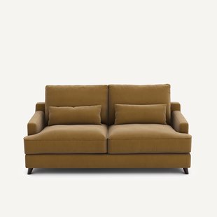 Slaapbank in linnen fluweel, ALWINE