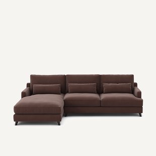 Linnen fluwelen hoekbank, ALWINE