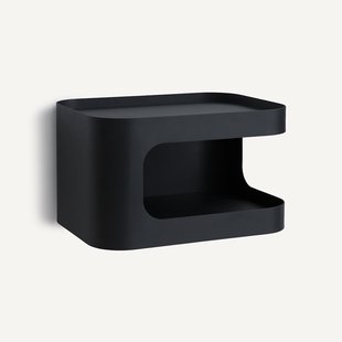 Stalen nachtkastje, 1 nis, SANDOVAL