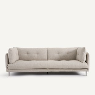 Bank van structuurviscose en linnen, BOTERO