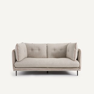 2-zitsbank in structuurviscose en linnen, BOTERO