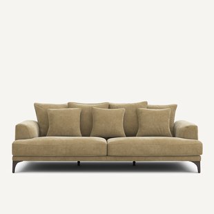 3- of 4-zits bank, in stonewashed fluweel, ARMENTO