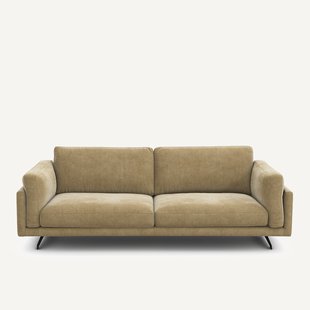 Bank van stonewashed fluweel, CÉSAR