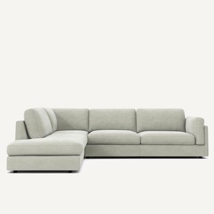 Hoekbank van stonewashed fluweel, César