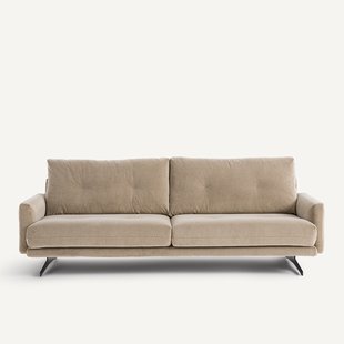 Bank van stonewashed fluweel, DELICATO
