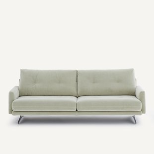 Bank van stonewashed fluweel, DELICATO