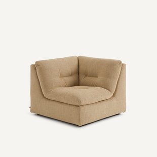 Modulaire 90° hoek in gemêleerde stof, GIULIANO