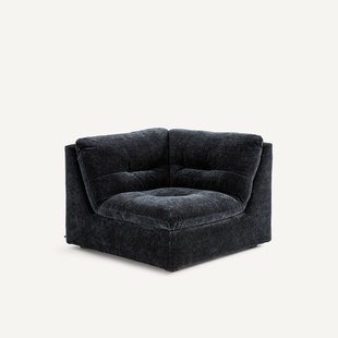 Modulaire 90° hoek in chenille fluweel, GIULIANO