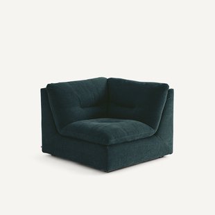 Modulaire 90° hoek in chenille fluweel, GIULIANO