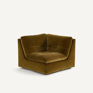 Modulaire 90° hoek in fluweel, GIULIANO