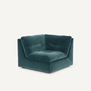 Modulaire 90° hoek in fluweel, GIULIANO