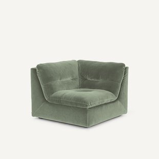 Modulaire 90° hoek in fluweel, GIULIANO