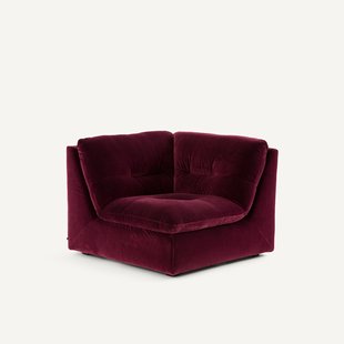 Modulaire 90° hoek in fluweel, GIULIANO