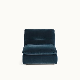 Modulaire fauteuil in fluweel, GIULIANO