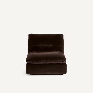 Modulaire fauteuil in fluweel, GIULIANO