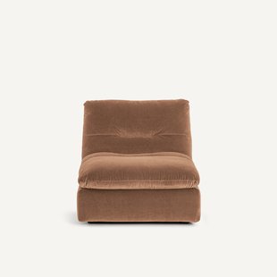 Modulaire fauteuil in fluweel, GIULIANO