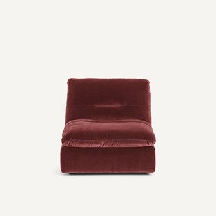 Modulaire fauteuil in fluweel, GIULIANO