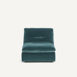 Modulaire fauteuil in fluweel, GIULIANO