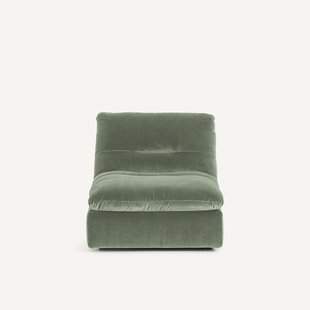 Modulaire fauteuil in fluweel, GIULIANO