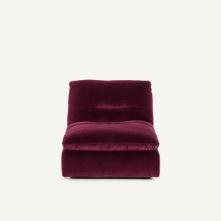 Modulaire fauteuil in fluweel, GIULIANO