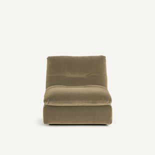 Modulaire fauteuil in fluweel, GIULIANO