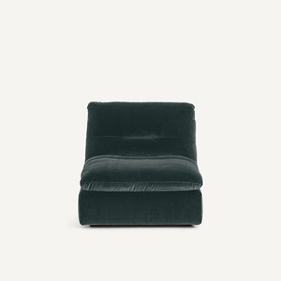 Modulaire fauteuil in fluweel, GIULIANO