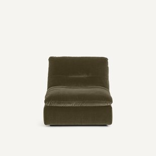 Modulaire fauteuil in fluweel, GIULIANO