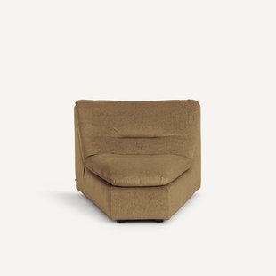 Modulaire hoek in linnen fluweel, GIULIANO