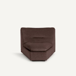 Modulaire hoek in linnen fluweel, GIULIANO