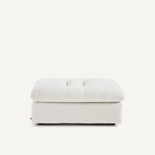 Modulaire voetensteun in linnen fluweel, GIULIANO