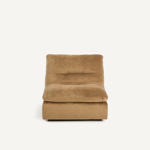 Modulaire fauteuil in linnen fluweel, GIULIANO