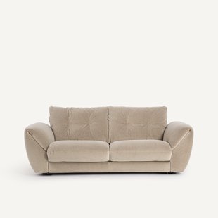 3-zits slaapbank van stonewashed fluweel, EDGAR