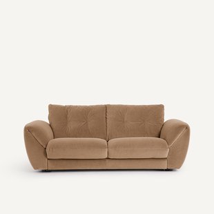 3-zits slaapbank van stonewashed fluweel, EDGAR