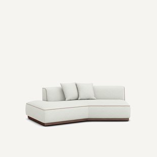 Linker halve bank in keperstof, JACOPO