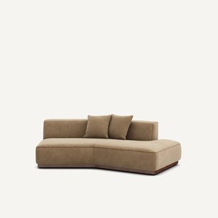 Rechte halve zetel in gemêleerde stof, JACOPO