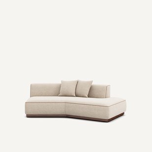 Rechte halve zetel in gemêleerde stof, JACOPO