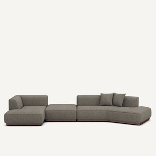 Hoekbank links in tweed, JACOPO