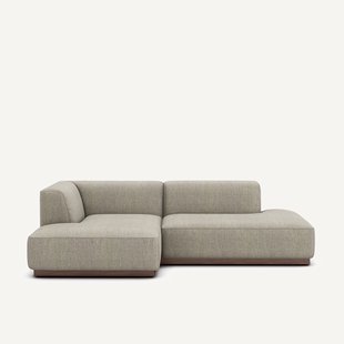 Hoekbank links in tweed, JACOPO