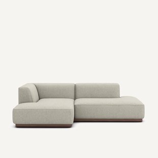 Hoekbank links in tweed, JACOPO