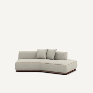 Rechte halve bank in tweed, JACOPO