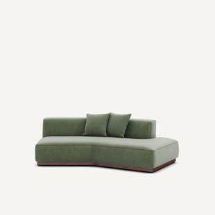 Rechte halve zetel in fluweel, JACOPO